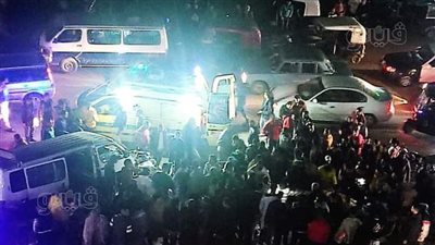 إصابات في تصادم ميكروباص وتروسيكل بشارع الجلاء بطنطا (صور)