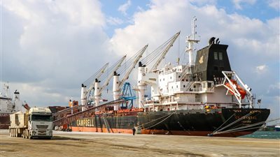 تداول 34 سفينة بضائع متنوعة بميناء دمياط 