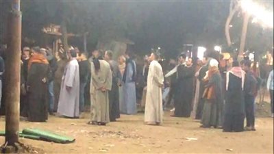 المئات من أهالي طوخ يشيعون جنازة طالب طب بنها