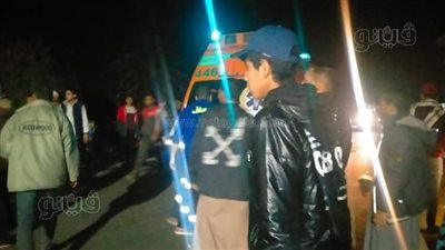 إصابة 12 شخصا في حادث تصادم سيارتين بـ الوادي الجديد