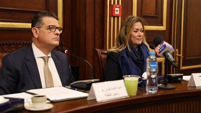  رشا راغب تستعرض دور الأكاديمية الوطنية للتدريب في الإستراتيجية الوطنية لحقوق الإنسان (صور)