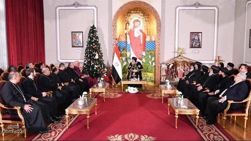 البابا تواضروس يستقبل