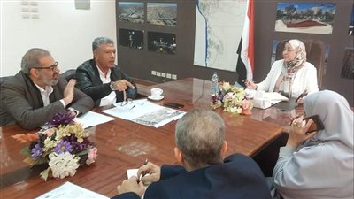 نائبة محافظ القاهرة تبحث سبل إنهاء مشروعات ورش عمرة الطائرات في حلوان 