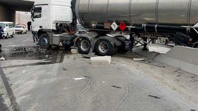 مصرع شخص وإصابة 3 في تصادم عدة سيارات أسفل نفق الدائرى الأوسطى 