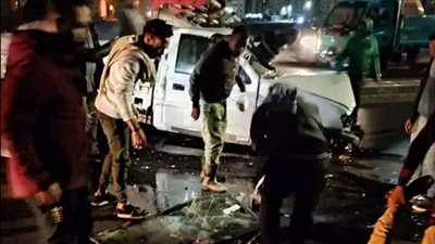 إصابة شخصين في حادث تصادم بالإسماعيلية