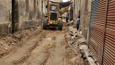 إنشاء غرف صرف لمياه الأمطار بالإسماعيلية