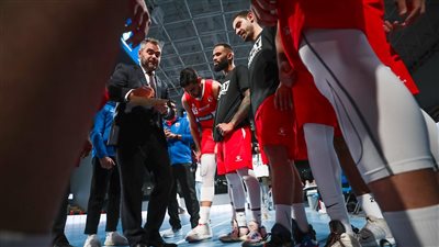 رجال سلة الأهلي يواجه مصر للتأمين في دوري السوبر