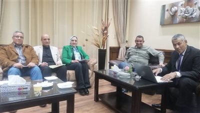 مناقشة الخطة الاستثمارية لمديرية الشباب والرياضة بالدقهلية 