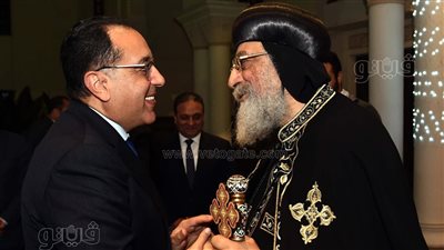 رئيس الوزراء يزور المقر البابوي لتهنئة البابا تواضروس بعيد الميلاد المجيد (صور)