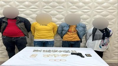 ضبط عصابة لسرقة المشغولات الذهبية من الشقق في المطرية