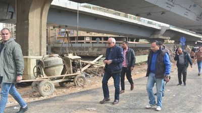 محافظ الجيزة يتفقد مشروع تغطية ترعة المريوطية (صور)