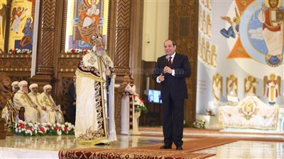 10 زيارات للرئيس السيسي للكنيسة القبطية لنشر السلام والمحبة والوحدة الوطنية