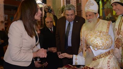 نائب محافظ البحيرة تشهد قداس عيد الميلاد المجيد بمقر الكاتدرائية بدمنهور