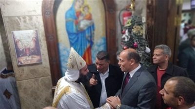 عيد الميلاد المجيد، رئيس حي شمال الجيزة يتفقد كنائس المنطقة