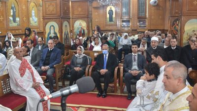 محافظ القليوبية يترأس وفدًا لمشاركة الأقباط احتفالاتهم بعيد الميلاد