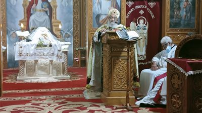 قداس عيد الميلاد المجيد بكنيسة القديس العظيم الأنبا بيشوي ببورسعيد (صور)