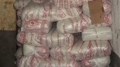 ضبط 22 طن سكر مجهول المصدر في أبو النمرس والعياط 