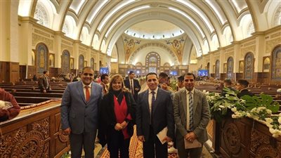 الاتحاد المحلي لعمال العاصمة الإدارية يشارك باحتفالات الأقباط بأعياد الميلاد