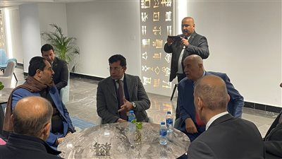 خليجي 25، أشرف صبحي يلتقي مجموعة من وزراء الشباب والرياضة العرب