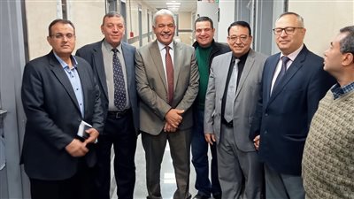 نائب رئيس جامعة الأزهر يتابع أعمال التطوير والتجديد بمستشفى سيد جلال 