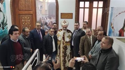 المطرانيات تستقبل المهنئين بعيد الميلاد في الغربية (صور)