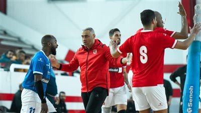 رجال طائرة الأهلى يفوز على سموحة بالدوري