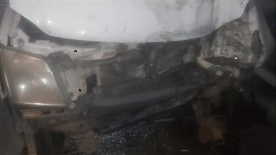 إصابة شخصين في حادث تصادم بطريق الإسماعيلية - السويس الصحراوي (صور)