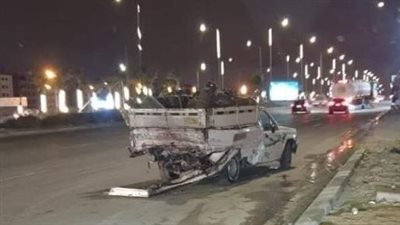 العناية الإلهية تنقذ الوادي الجديد من كارثة بعد اشتعال النيران في سيارة أنابيب