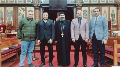 أصول الدين بالمنصورة تهنئ الأقباط بعيد الميلاد في كنيسة مارمرقس للمرة الأولى