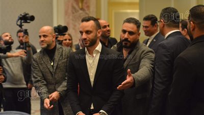 وصول أمير مرتضى وخالد الغندور حفل رعاية الزمالك (صور)