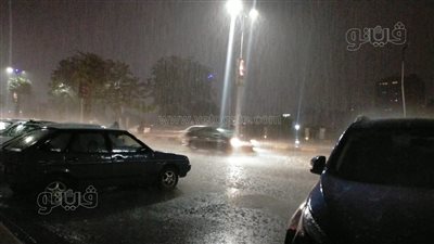أمطار غزيرة وبرق ورعد في الجيزة والقاهرة (فيديو وصور) 