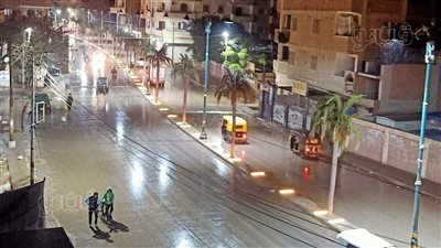 أمطار غزيرة وبرق ورعد بالمنوفية (صور)