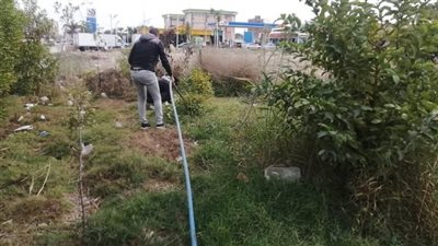 حملات إزالة التعديات على شبكة مياه الشرب بالمناطق التابعة لفرع النزهة فى الإسكندرية 