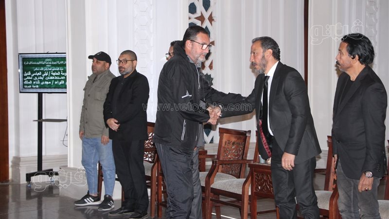 عزاء والدة طارق لطفي،