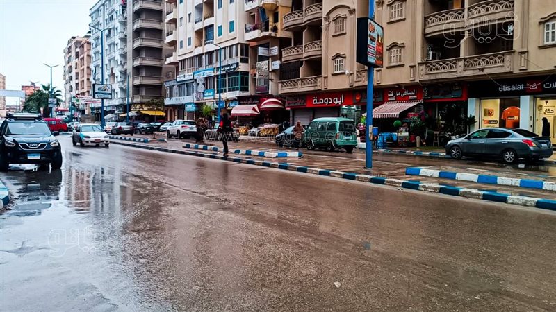 أمطار غزيرة على مرسى