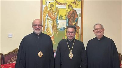 النائب البطريركي للروم الكاثوليك بمصر والسودان يلتقي مطران الروم الأرثوذكس