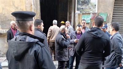 انهيار سلم عقار قديم بمنطقة العطارين في الإسكندرية دون إصابات