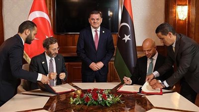 محكمة استئناف طرابلس توقف تنفيذ مذكرة التفاهم بين حكومة الدبيبة وتركيا 