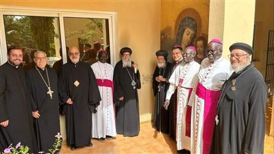 النائب البطريركي للروم الكاثوليك يختتم الزيارة الرعوية بالسودان بلقاء السفير البابوي