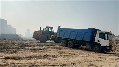 رفع 26 ألف طن مخلفات من شارع حنفي أبو جبل بحلوان (صور)