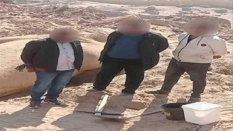 محاولة سرقة تمثال