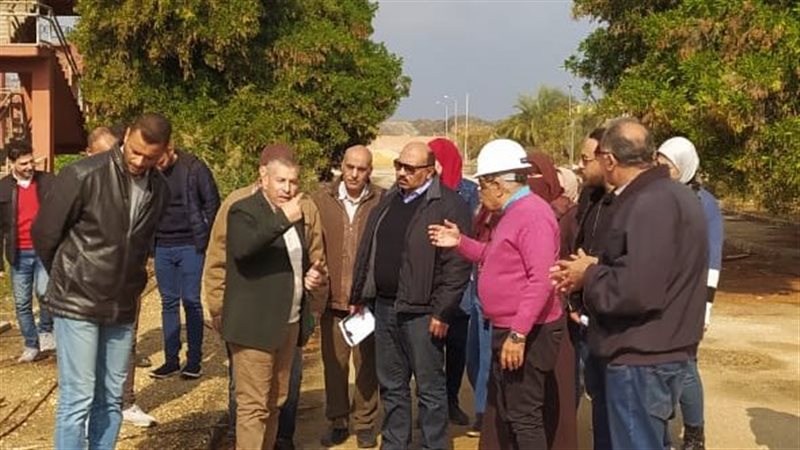 جانب من الجولة بمحطة