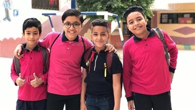 طلاب الصف الرابع الابتدائي بالقاهرة: 