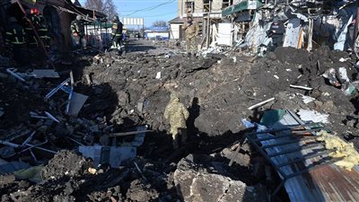 حرب أوكرانيا وروسيا، قصف روسي لخاركيف بعد ساعات من زيارة وزيرة خارجية ألمانيا