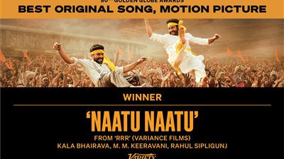 جولدن جلوب، RRR يفوز بأفضل أغنية وBabylon أفضل موسيقى تصويرية