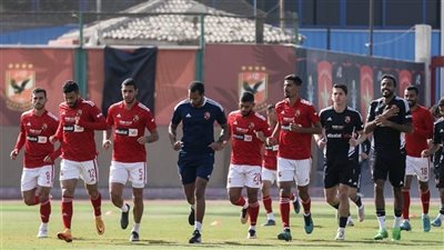 الدوري الممتاز، الأهلي يختتم استعداداته لمواجهة المصري 