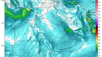 الأرصاد: نشاط رياح وفرص لسقوط الأمطار علي غرب البلاد