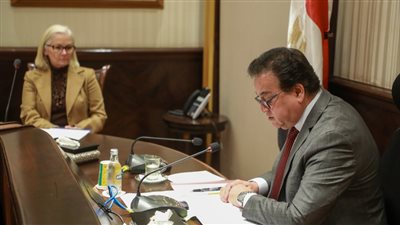 وزير الصحة يبحث مع مدير الوكالة الأمريكية للتنمية الدولية التعاون المشترك