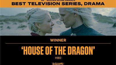 جولدن جلوب، كيفن كوستنر وABBOTT ELEMENTARY وHOUSE OF DRAGON يحصدون جوائز الحفل