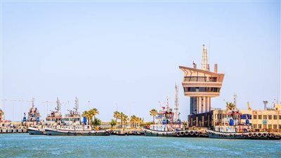 تداول 32 سفينة نقل بضائع بميناء دمياط 